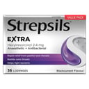 Strepsils Extra Blackcurrant 36 lozenges thumbnail 1