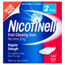 Nicotinell Fruit Nicotine Chewing Gum 2mg Regular Strength 144 pieces thumbnail 1