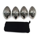 Men's Republic Footy Ball Stainless Steel Ice Cubes 4 piece thumbnail 2