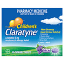 Claratyne Children's Hayfever & Allergy Relief Grape 30 chewable tablets thumbnail 6