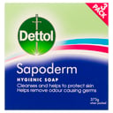 Dettol Sapoderm Hygienic Soap 125g - 3 Pack thumbnail 1
