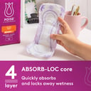 Poise Pads Overnight 8 pack thumbnail 11
