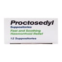 Proctosedyl Suppositories X 12 thumbnail 3