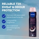 Nivea Deodorant Aerosol Black Pearls 250ml thumbnail 5