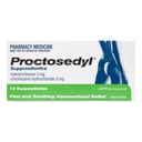 Proctosedyl Suppositories X 12 thumbnail 1