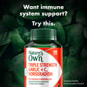 Nature's Own Triple Strength Garlic + C Horseradish 100 tablets thumbnail 8