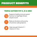 Cenovis Chewable Triple Action Vitamin C, D & Zinc 60 tablets thumbnail 4