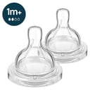 Avent Anti-Colic Silicone Teat Slow Flow 1M+ BPA Free 2 pack thumbnail 3