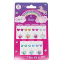 Pink Poppy 7 Day Stick On Earrings & Ring Set 1 each thumbnail 1