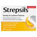 Strepsils Honey & Lemon Double Antibacterial Action 36 lozenges thumbnail 1