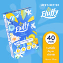 Fluffy Dryer Sheets Field Flowers 40 pack thumbnail 7
