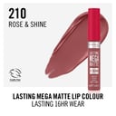 Rimmel Mega Matte Liquid Lipstick 210 Rose & Shine 7.4ml thumbnail 4