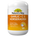 Nature's Way Mega Garlic+C & Horseradish 200 tablets thumbnail 1