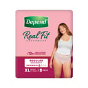 Depend Underwear RealFit Female X/Large 8 pack thumbnail 1