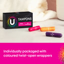 U by Kotex Tampons Super 16 pack thumbnail 7