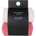 Wicked Sista Gym Towels Pink 2 pack thumbnail 1