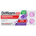 Difflam Plus Anaesthetic Blackcurrant Value Pack 32 lozenges thumbnail 3
