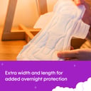 U By Kotex Pads Overnight Maxi Long 8 pack thumbnail 6
