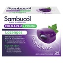 Sambucol Cold & Flu + Cough Medicated Liquid Center 24 Lozenges thumbnail 1