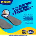 Scholl In-Balance Ball Of Foot & Arch Orthotic Insole Large 1 pair thumbnail 4