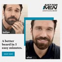 Just For Men Brush-In Colour Gel Beard Dark Brown-Black 1 pack thumbnail 6