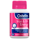 Ostelin Iron & B+ Energy 30 tablets thumbnail 1