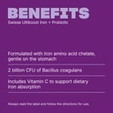 Swisse Ultiboost Iron + Probiotic 30 tablets thumbnail 4