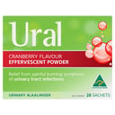 Ural Cranberry Effervescent Powder Sugar Free 28 sachets thumbnail 1