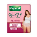 Depend Underwear RealFit Female Medium 8 pack thumbnail 1
