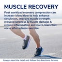 Scholl Travel & Compression Socks Medium 1 pair thumbnail 3