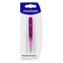 Manicare Precision Tweezers Pink 1 each thumbnail 1