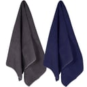 Wicked Sista Gym Towels Charcoal/Navy 2 pack thumbnail 2