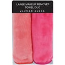 Wicked Sista Large Makeup Remover Towel Duo Coral/Pink 1 each thumbnail 1