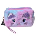 GFA Cosmetic Bag Furry Cat With Glitter Ears 1 each thumbnail 2