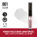 Rimmel Wonder'Freeze Brow Lamination Gel 001 Clear 6g thumbnail 3