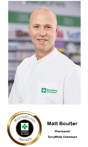 Pharmacist Matt Boulter