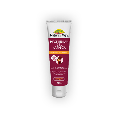 Nature's Way Magnesium Gel + Arnica With White Turmeric 100g