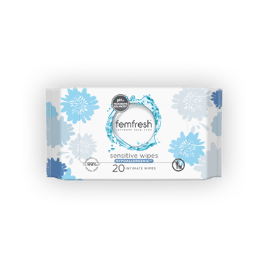 Femfresh Sensitive Wipes 20 pack