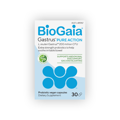 BioGaia Gastrus Pure Capsules 30 Pack