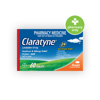 Claratyne 10mg - 60 tablets