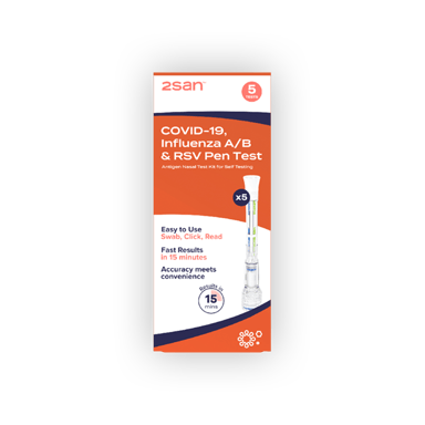 2San Covid-19 Flu RSV Pen Test 5 pack