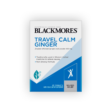 Blackmores Travel Calm Ginger 45 tablets