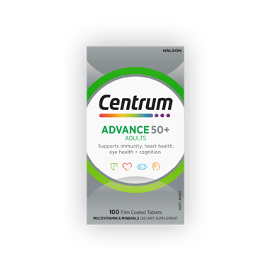 Centrum Advance 50+ Multivitamin 100 tablets