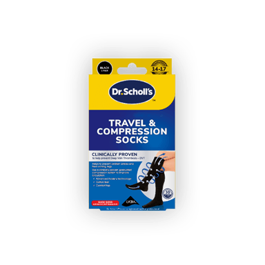 Scholl Travel & Compression Socks Medium 1 pair