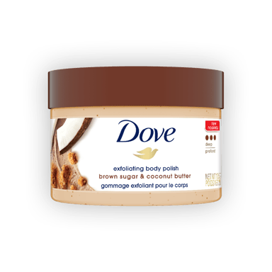 Dove Exfoliating Body Polish Brown Sugar & Coconut Butter 298g