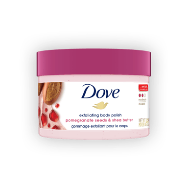Dove Exfoliating Body Polish Pomegranate And Shea Butter 298g