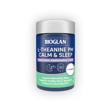 Bioglan L-Theanine PM Calm & Sleep 50 capsules