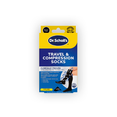 Scholl Travel & Compression Socks Large 1 pair
