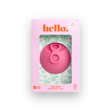 Hello Period Disc Bubblegum One Size 1 each