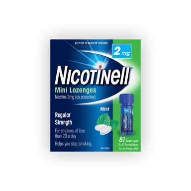 Nicotinell Mini Lozenges 2mg 81 lozenges